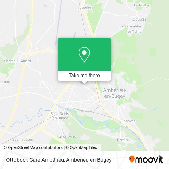 Ottobock Care Ambãrieu map