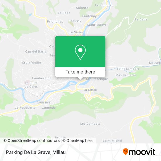 Mapa Parking De La Grave