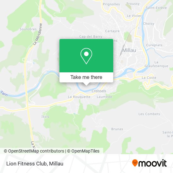 Lion Fitness Club map