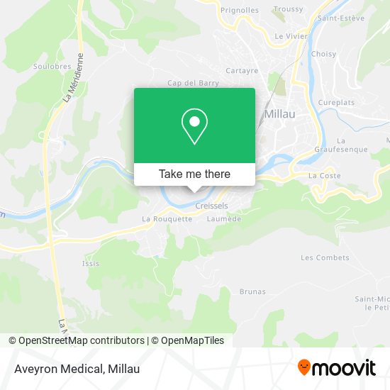 Mapa Aveyron Medical