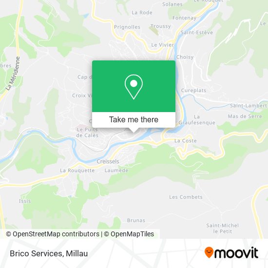 Brico Services map