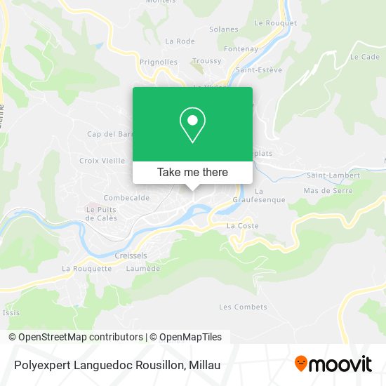 Mapa Polyexpert Languedoc Rousillon