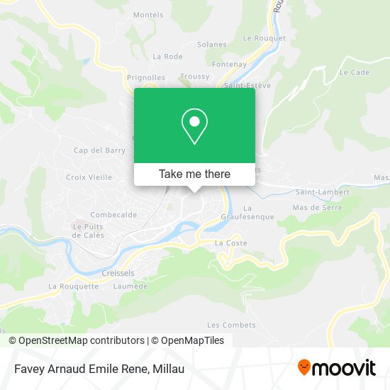 Favey Arnaud Emile Rene map