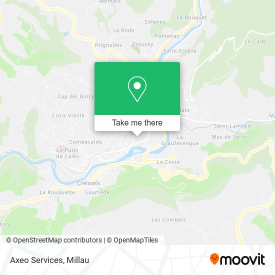 Axeo Services map