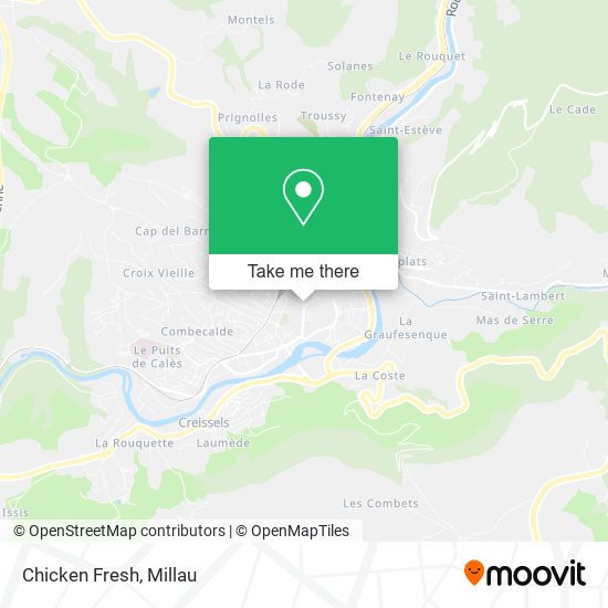 Chicken Fresh map