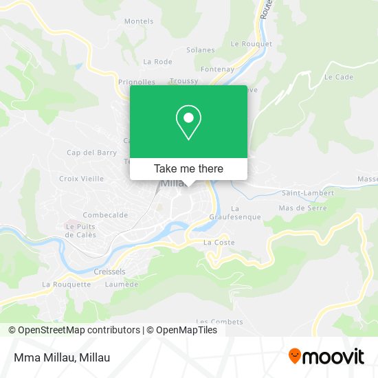 Mma Millau map