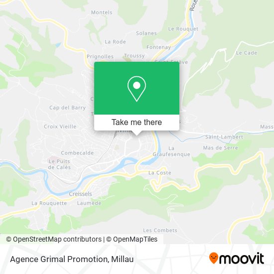 Agence Grimal Promotion map