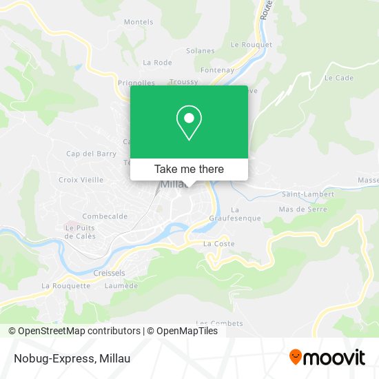 Mapa Nobug-Express