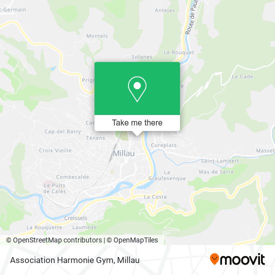 Mapa Association Harmonie Gym