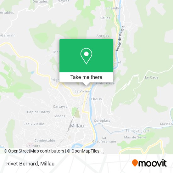 Mapa Rivet Bernard