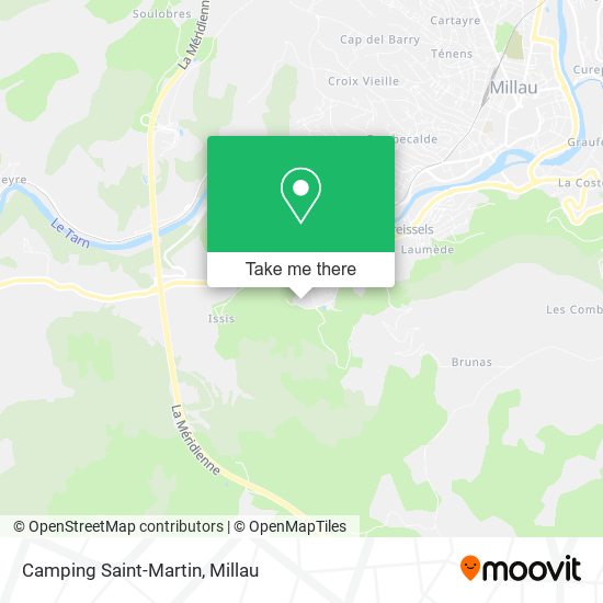 Camping Saint-Martin map