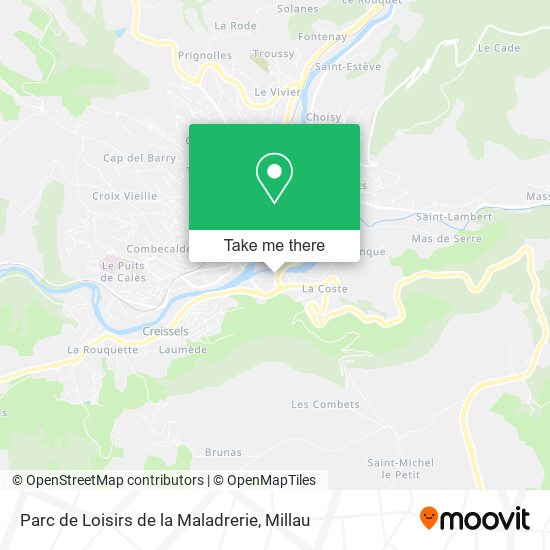 Parc de Loisirs de la Maladrerie map