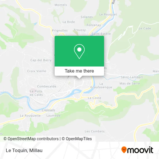 Le Toquin map