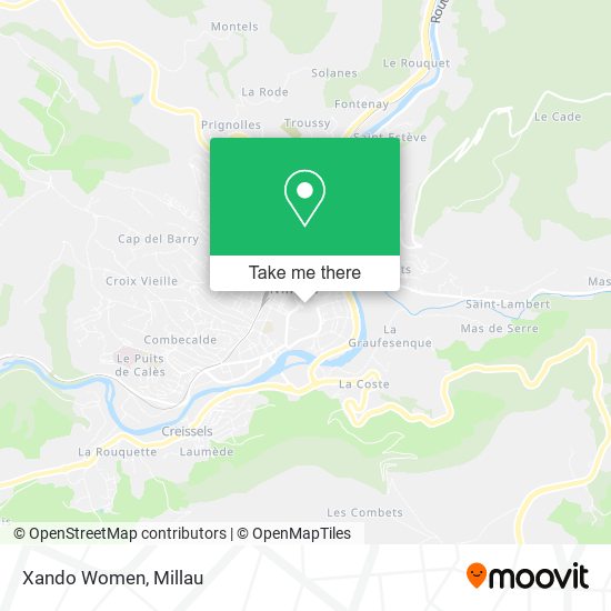 Xando Women map