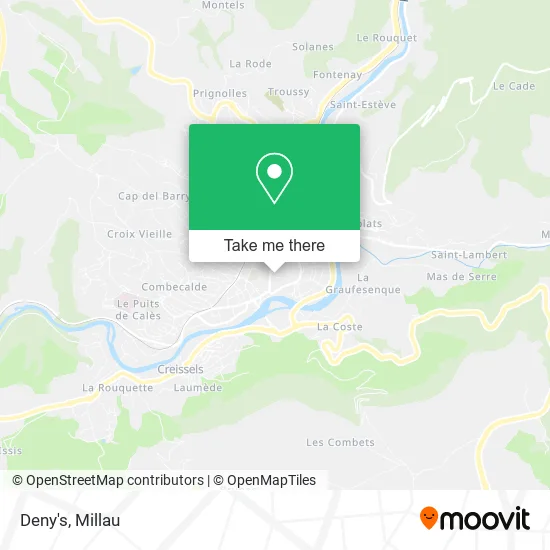 Deny's map