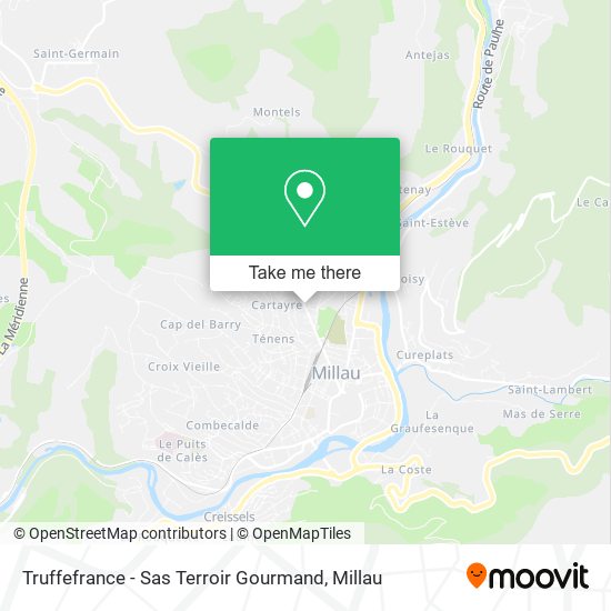 Truffefrance - Sas Terroir Gourmand map