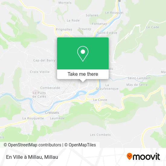 En Ville à Millau map
