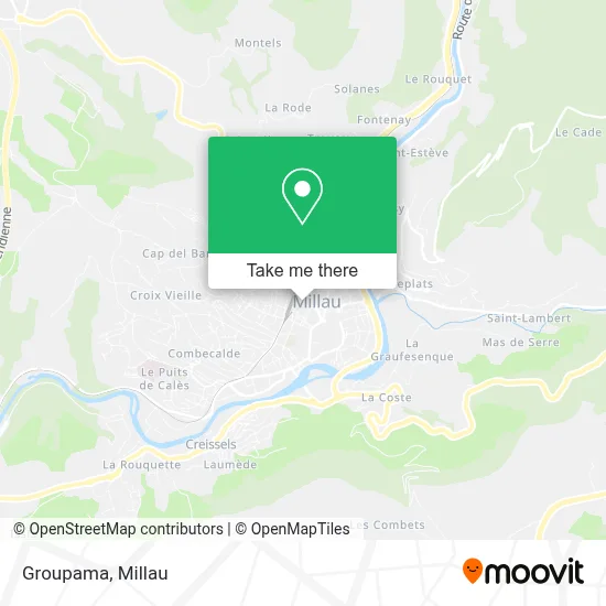 Groupama map