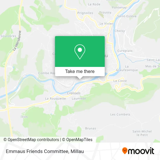 Emmaus Friends Committee map