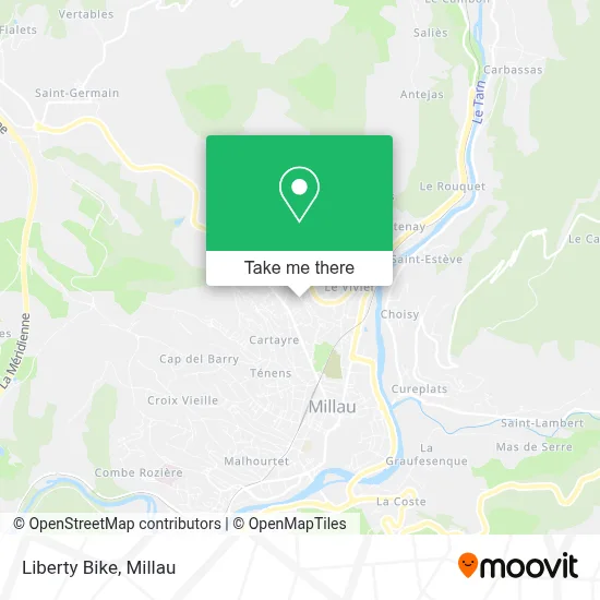 Liberty Bike map