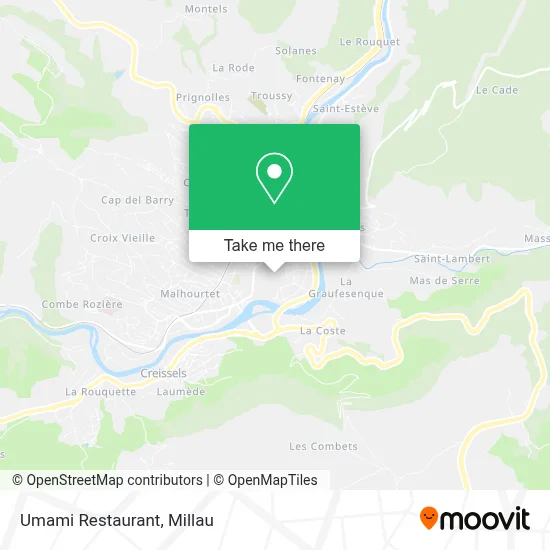 Umami Restaurant map