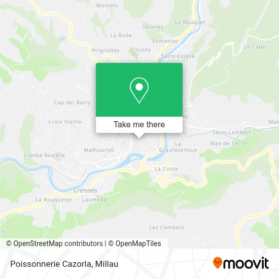 Poissonnerie Cazorla map