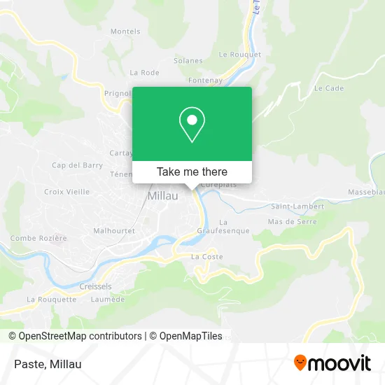 Paste map