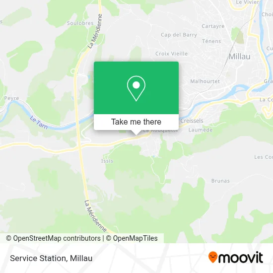 Station Service map