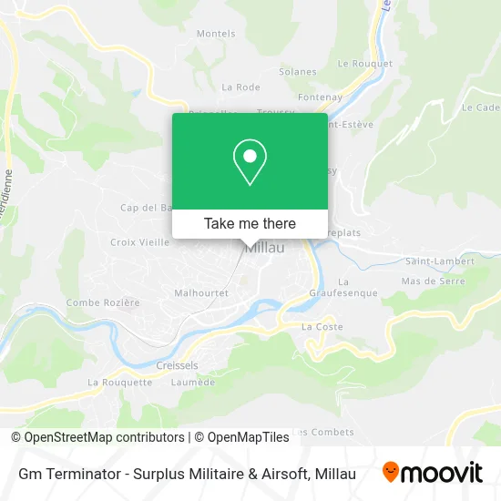 Gm Terminator - Surplus Militaire & Airsoft map