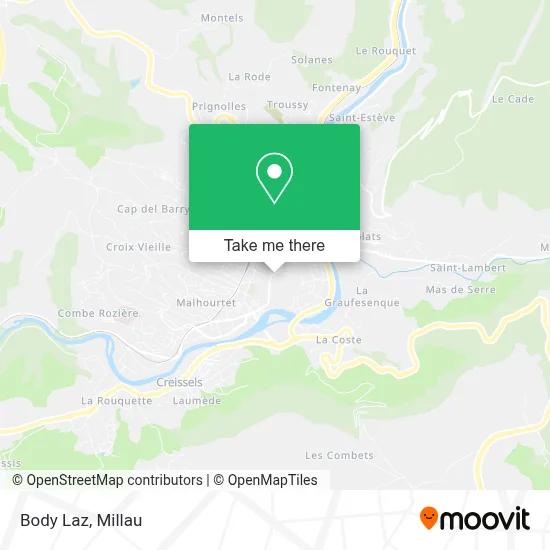 Body Laz map