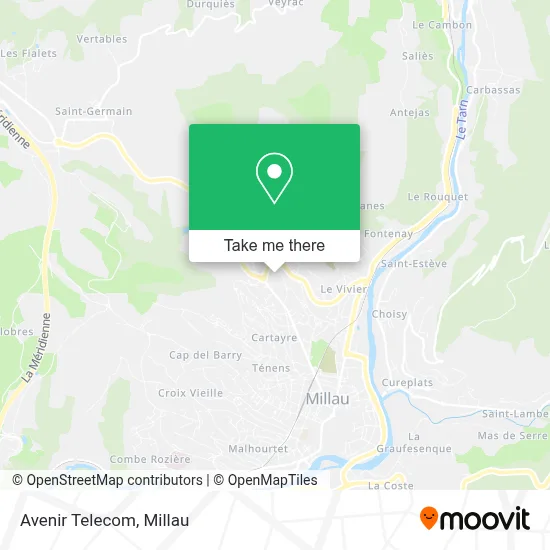 Avenir Telecom map