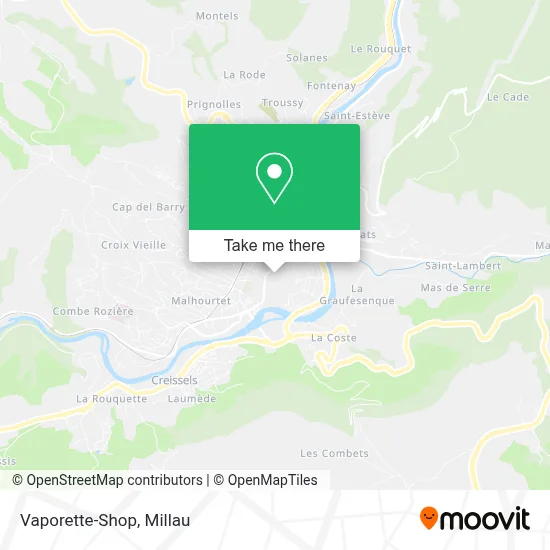 Vaporette-Shop map