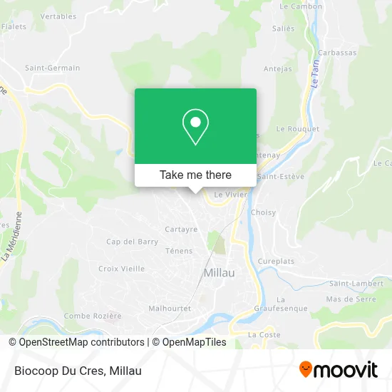 Biocoop Du Cres map