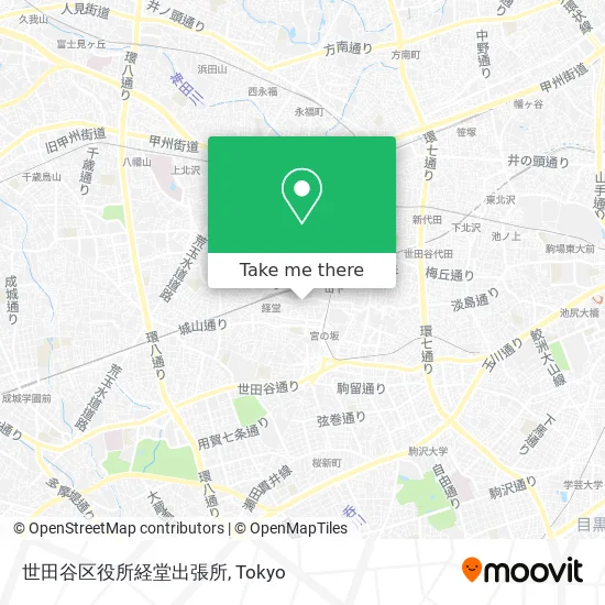 世田谷区役所経堂出張所 map