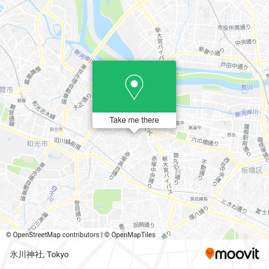 氷川神社 map