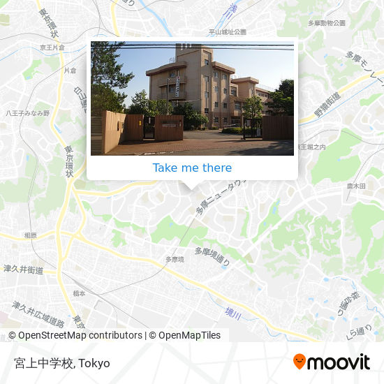 宮上中学校 map