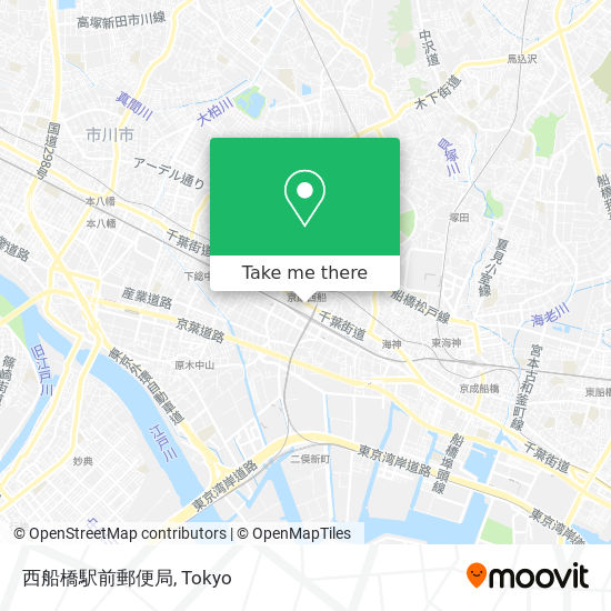 西船橋駅前郵便局 map