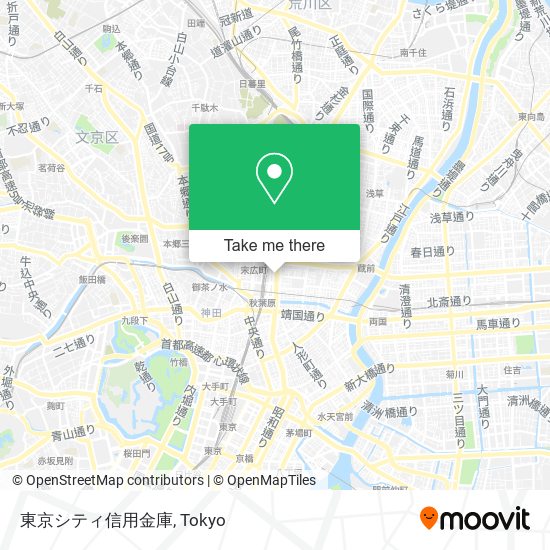 東京シティ信用金庫 map