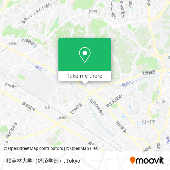 桜美林大学（経済学部） map