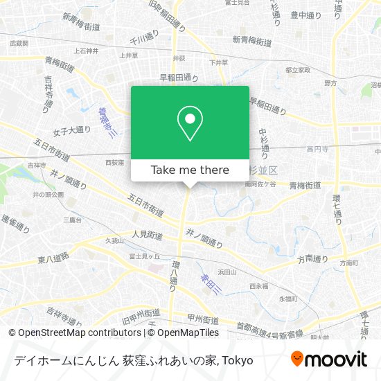 デイホームにんじん 荻窪ふれあいの家 map