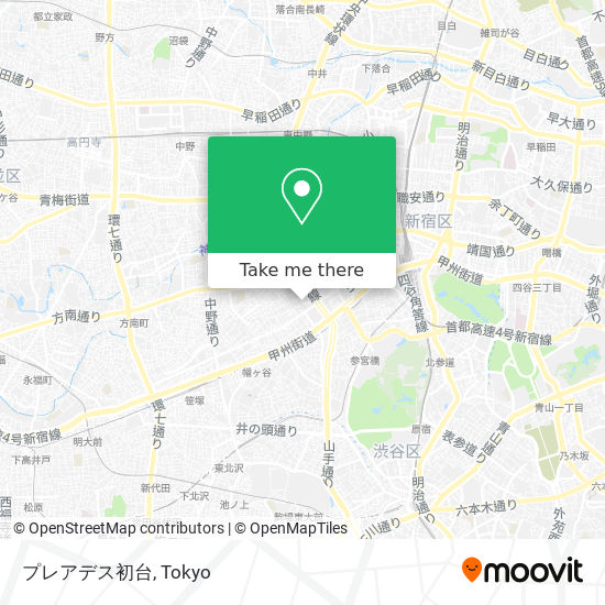 プレアデス初台 map