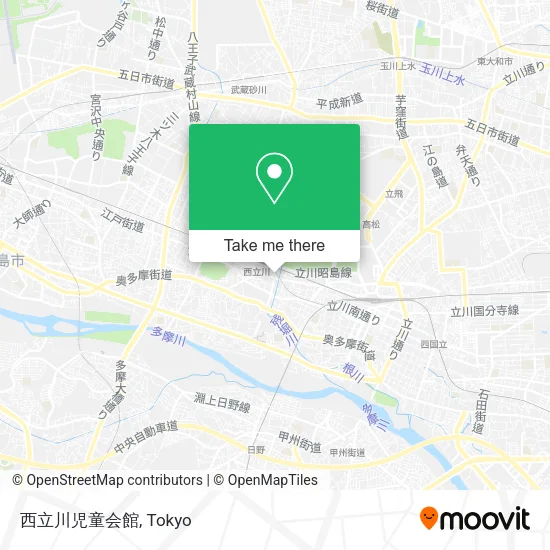 西立川児童会館 map