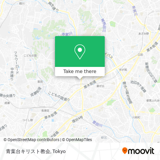 青葉台キリスト教会 map