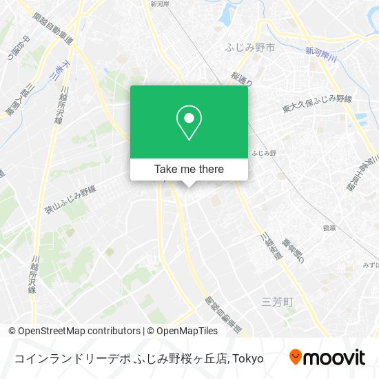 コインランドリーデポ ふじみ野桜ヶ丘店 map