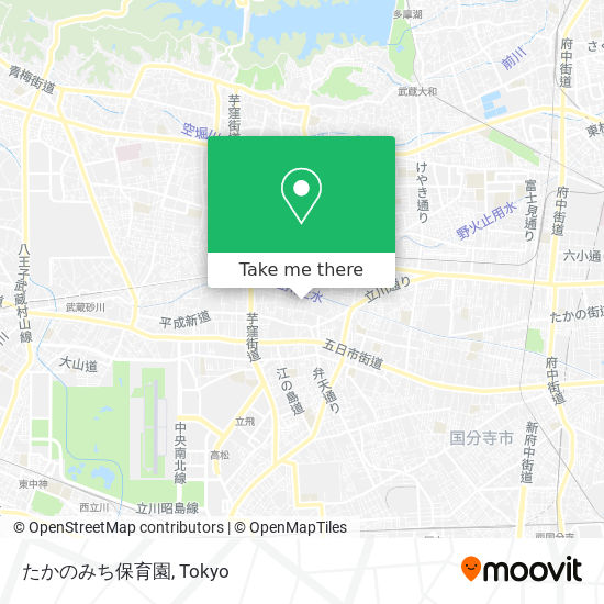 たかのみち保育園 map