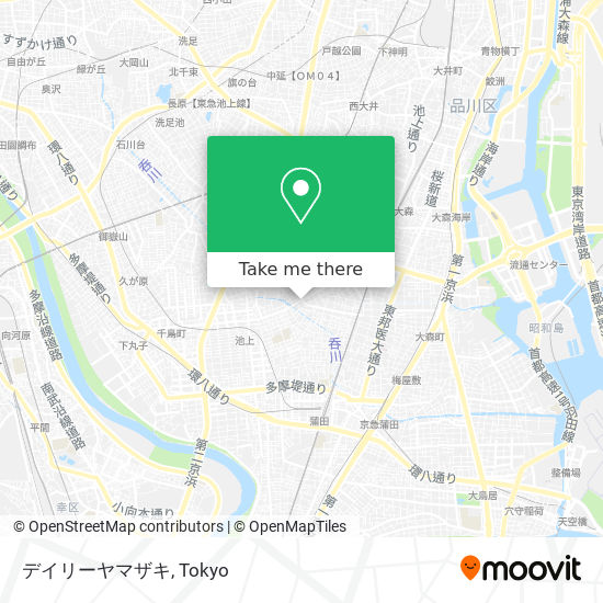 How To Get To デイリーヤマザキ 大森中央店 In 大田区 By Metro Or Bus Moovit