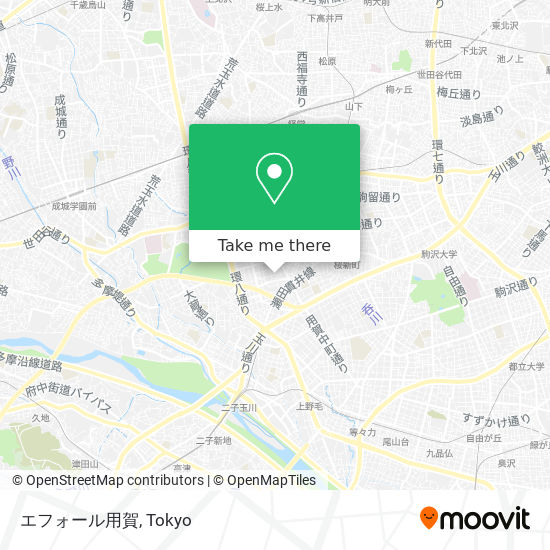 エフォール用賀 map