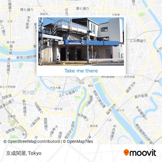 京成関屋 map