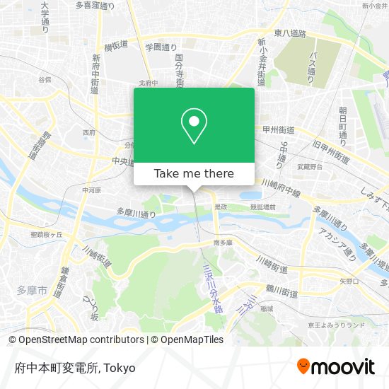 府中本町変電所 map