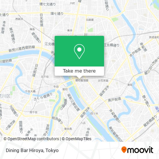 Dining Bar Hiroya map